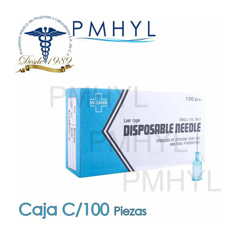 Aguja 31G x 4mm Hipodermica Para Mesoterapia Misawa Disposable Needle| PMHYL