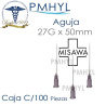 Aguja 27G x 50mm Hipodermica Misawa Disposable Needle | PMHYL