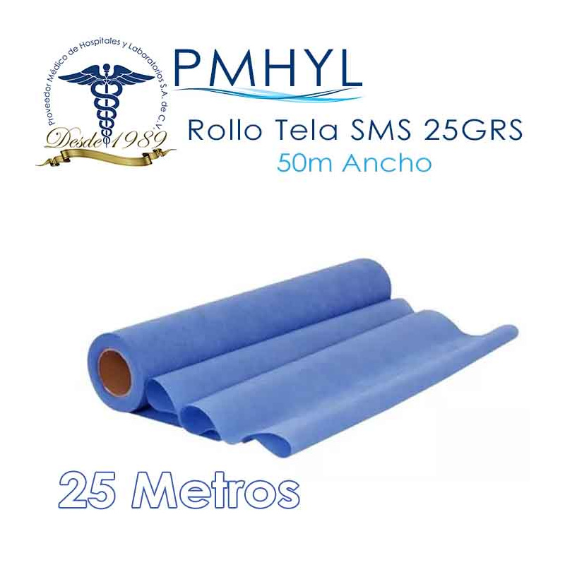 Rollo para mesa de exploración Tela SMS 25grs  | PMHYL