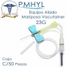 Mariposa Equipo Alado Vacutainer Azul 23G Mangera de 7" Ref: 367292 Caja C/50 Pzas BD | PMHYL