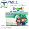 Cubreboca Plisado Infantil Termosellado Verde Liso Ambiderm Grado Médico Caja C/50 Piezas | PMHYL
