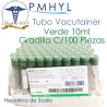 Tubo Vacutainer Verde Heparina Sodio 10ml Gradilla Ref: 367874 C/100 Pzas BD | PMHYL