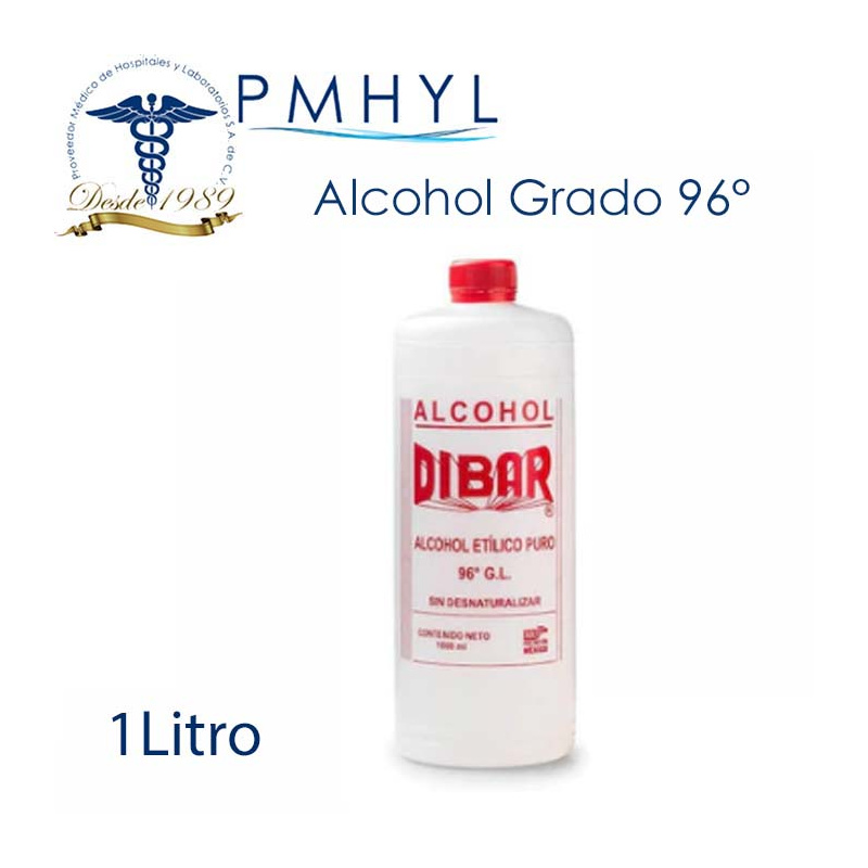 Alcohol Desnaturalizado Grado 96° Mca. Dibar | PMHYL