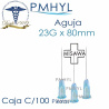 Aguja 23G x 80mm Hipodermica Misawa Disposable Needle| PMHYL