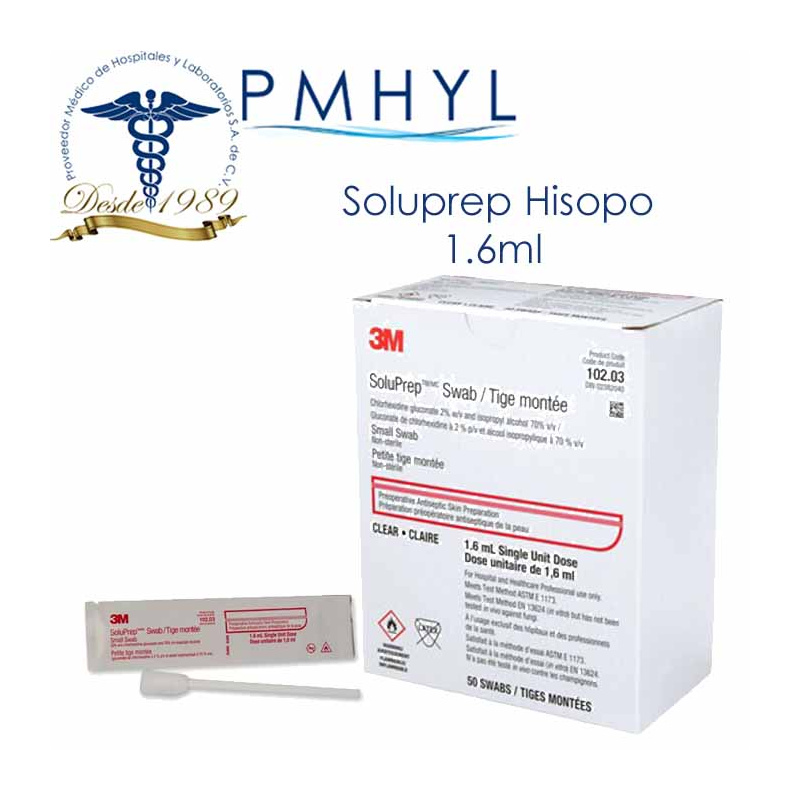 Hisopo SoluPrep™ de 3M™ Caja C/50 Piezas | PMHYL