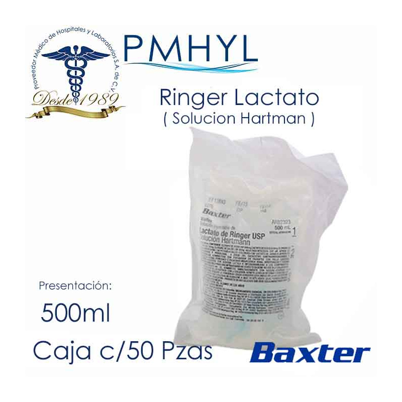 Solución Ringer Lactato ( Hartman ) Baxter ABB2323B | PMHYL