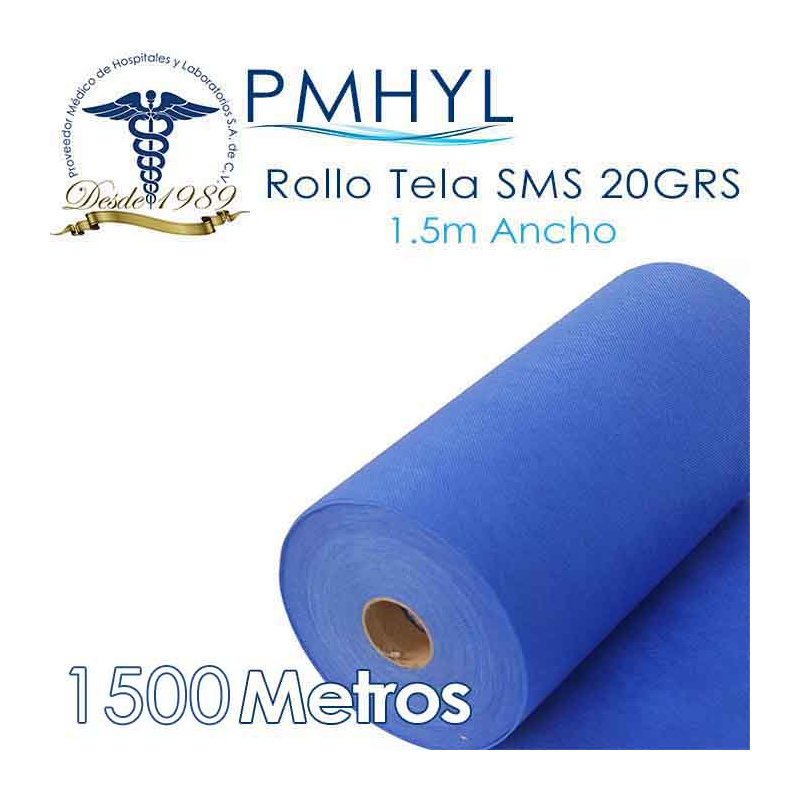 Rollo de Tela SMS Polipropileno Rollo completo 20grs Full | PMHYL