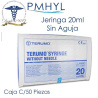 Jeringa Terumo 20ml Caja C/50 Piezas | PMHYL