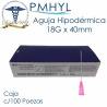 Aguja 18G x 40mm Hipodermica BD Caja c/100 Piezas | PMHYL