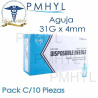 Aguja 31G x 4mm Hipodermica Para Mesoterapia Misawa Disposable Needle| PMHYL