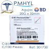 Aguja Hipodermica BD Caja C/100 Piezas | PMHYL