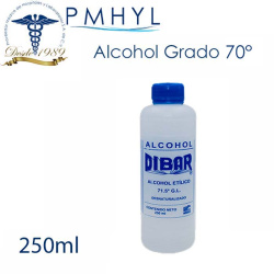 Alcohol Grado 70° 250ml...