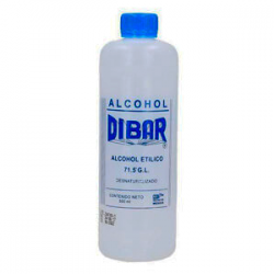 Alcohol Etílico Desnaturalizado Grado 70° 250ml Dibar | PMHYL
