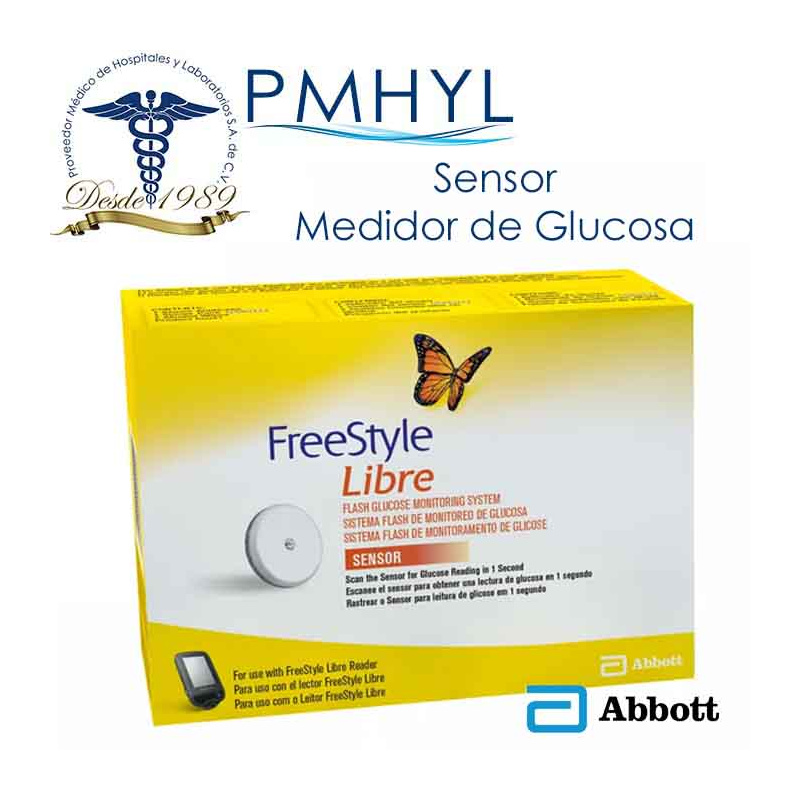 Sensor para medir glucosa FreeStyle Libre Abbott | PMHYL