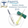 Mariposa Equipo Alado Vacutainer Verde 21G  Mangera de 7" Ref: 367287 BD  | PMHYL