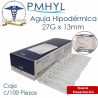 Aguja Hipodermica 27G x 1/2" ( 13mm ) BD C/100 Pzas Referencia Anterior: 300017 Actual: 301982| PMHYL