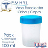 Vaso Recolector Orina / Copro Dibar Tapa Azul 100ml | PMHYL