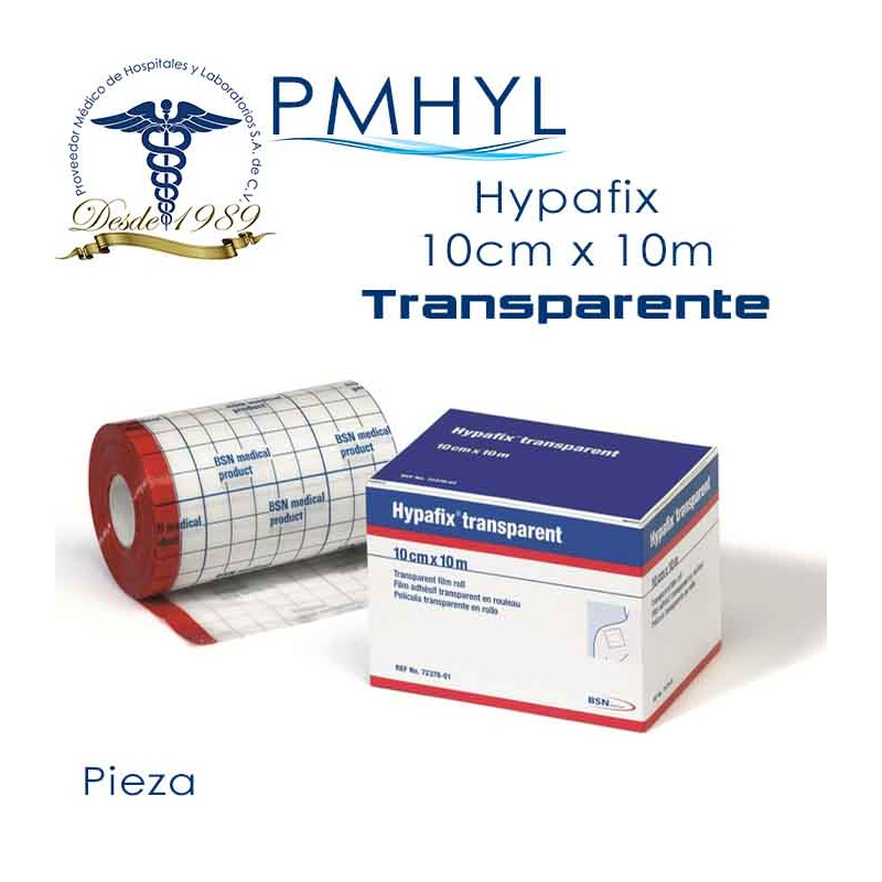 Hypafix Transparente 10cm x 10 mts Marca BSN Medical Ref: 7237801 | PMHYL