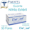 Guante Nitrilo Estéril Uniseal Caja C/50 Pares | PMHYL