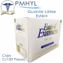 Guante Para Cirujano Látex Estéril Uniseal C/100 Piezas | PMHYL