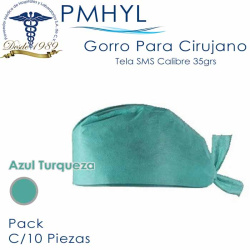 Gorro Para Cirujano Azul...