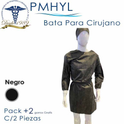 Bata para Cirujano Negro No...