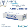 Guante Nitrilo Azul Cobalto Uniseal Texturizado No Estéril Caja C/100 Piezas | PMHYL
