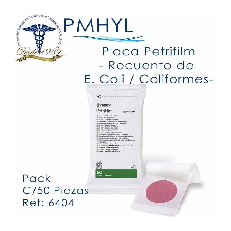 Placas Petrifilm™ E. Coli 50 Piezas Neogen 6404 | PMHYL