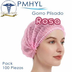 Gorro Plisado Rosa Tipo...