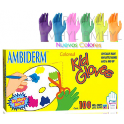 Guante Látex Kid Gloves Ambiderm No Estéril Multicolor Chico | PMHYL