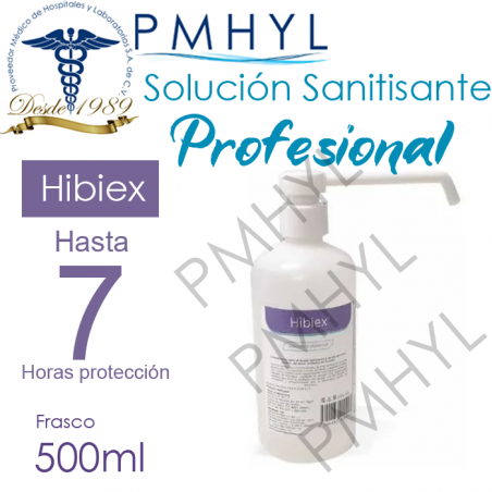 Hibiex Solución Antiseptica Bactericida y Germicida 500ml | PMHYL