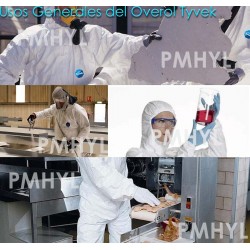Overol Tyvek con Capucha Original DuPont™ Tyvek® 400 Talla XL | PMHYL