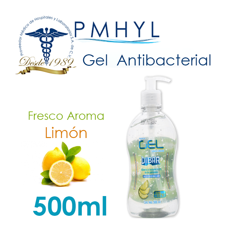Gel Antibacterial DIBAR Fresco Aroma Limon | PMHYL