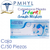 Cubreboca Plisado Infantil Delfines Termosellado Ambiderm Grado Médico Caja C/50 Piezas | PMHYL