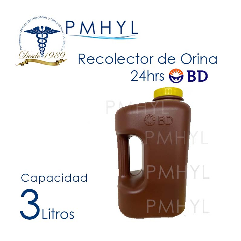 Recolector de Orina 24 hrs 3 Litros BD | PMHYL