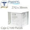 Aguja Exel 27G x 1-1/2" (38mm) - Caja de 100 Piezas | PMHYL