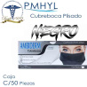Cubreboca Negro Plisado Adulto Ambiderm Termosellado Caja C/50 Piezas | PMHYL
